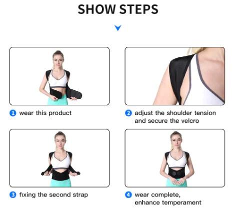 Adjustable Back Posture Corrector - Slouching Relief Belt for Men and Women