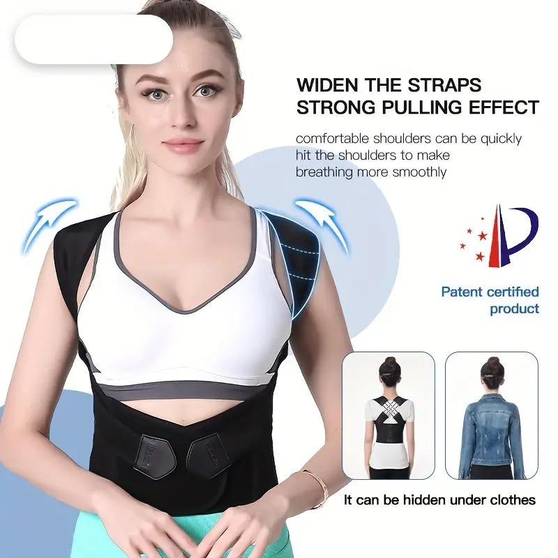 Adjustable Back Posture Corrector - Slouching Relief Belt for Men and Women