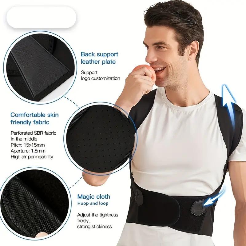 Adjustable Back Posture Corrector - Slouching Relief Belt for Men and Women