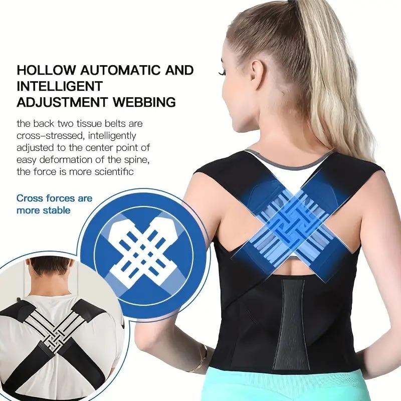 Adjustable Back Posture Corrector - Slouching Relief Belt for Men and Women